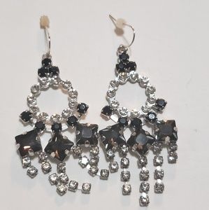 Lulu Frost crystal chandelier earrings